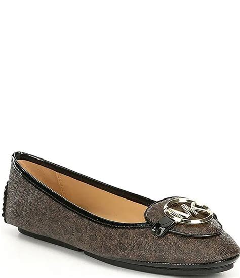 MICHAEL Michael Kors Lillie Logo Leather Moccasins 